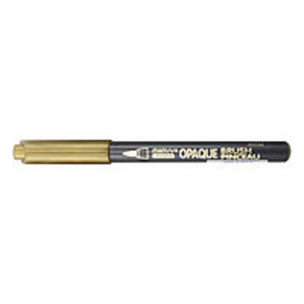 Uchida, Brush Marker, Art & School, Opaque, Metallic, 748379, Gold